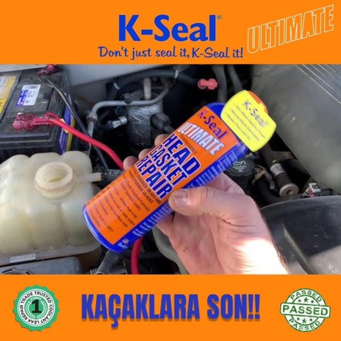 K-Seal Ultimate Çok Amaçlı Sıvı Soğutma Sıvısı Radyatör Kaçak Kalıcı Onarım 472ML