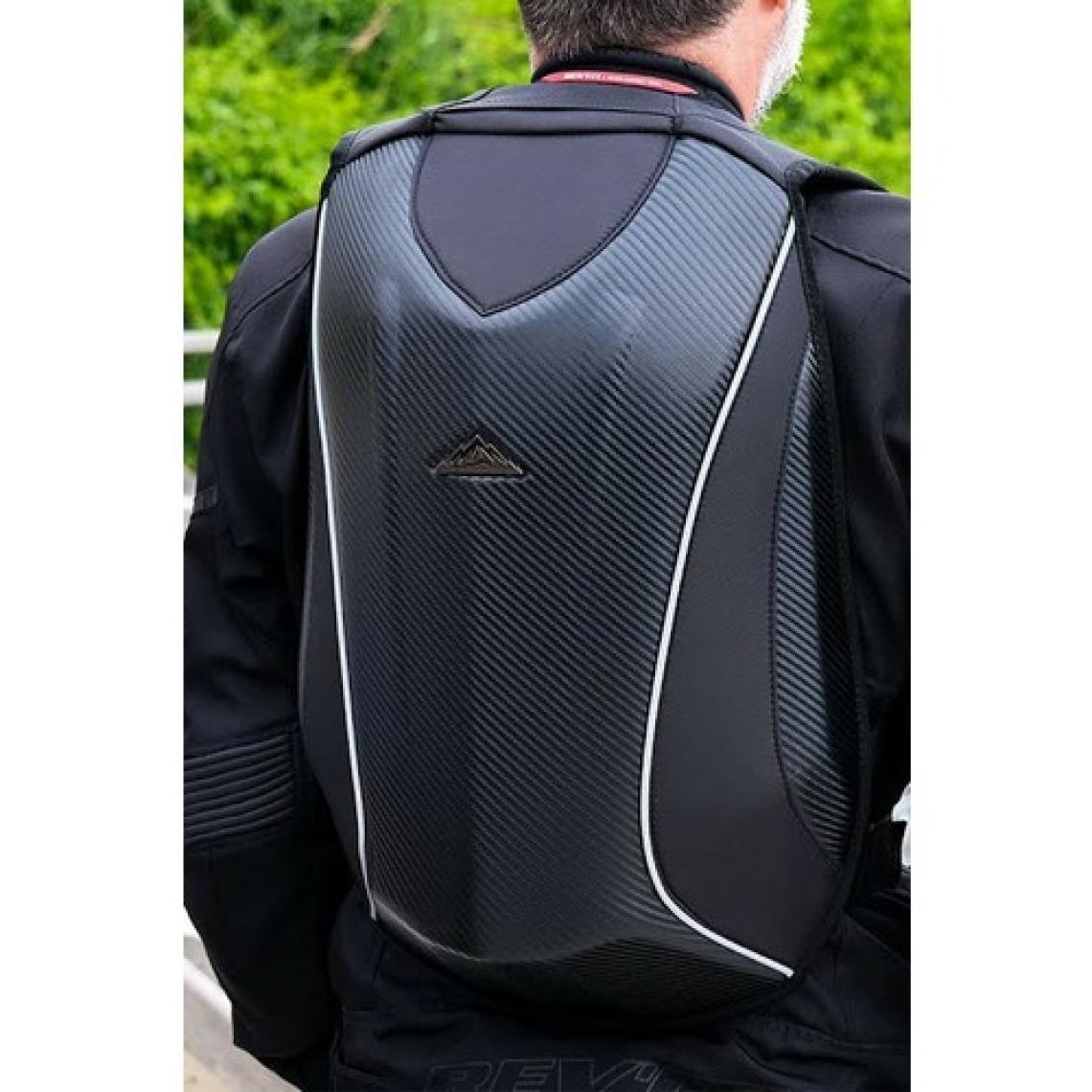 North Pacific Çok Fonksiyonlu Motosiklet Sırt Çantası - Tüm Motosiklet Modelleriyle Uyumlu, Sırt Koruma ve Kask Kılıfı ile, %100 Polyester