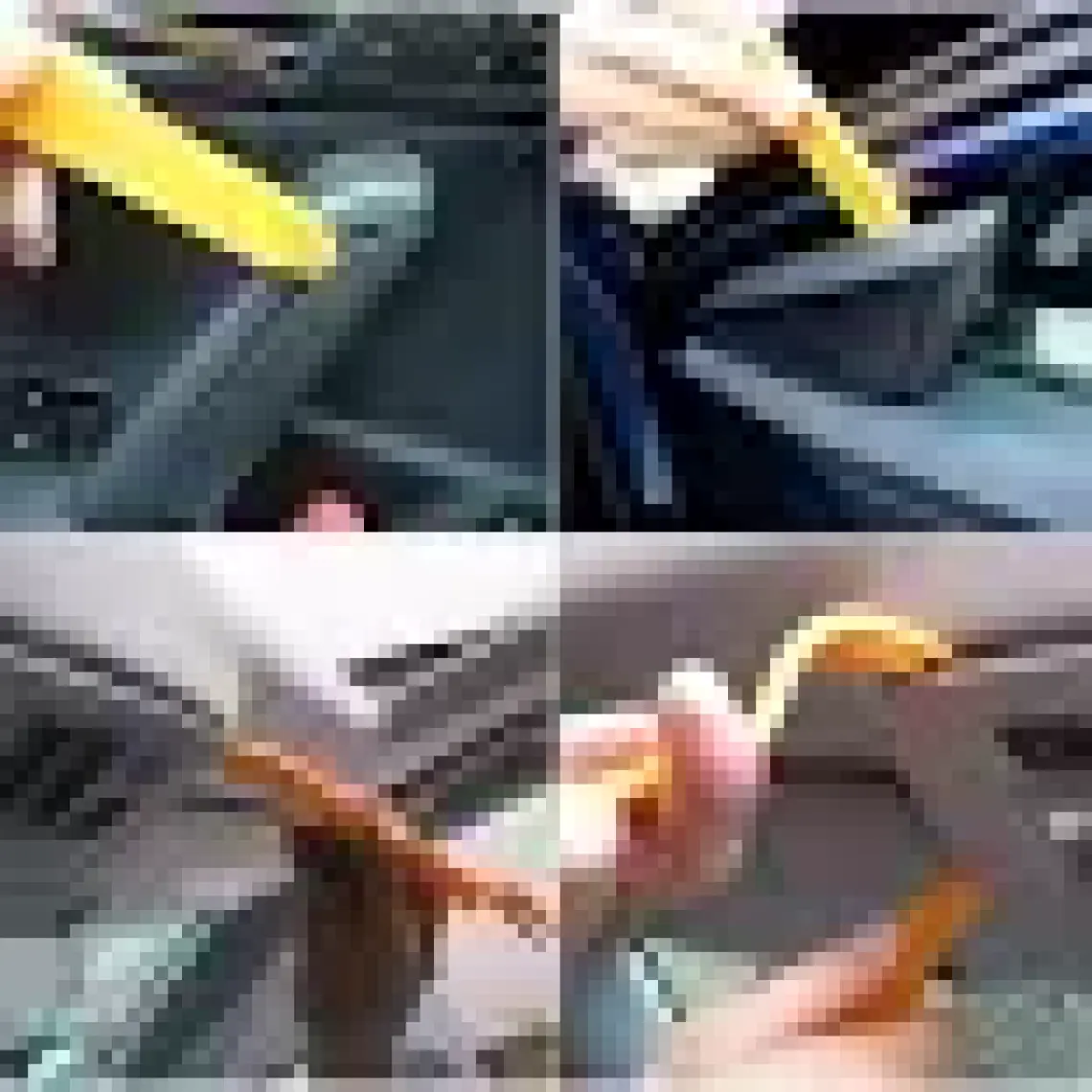 Ramdet 4 Parça Trim Sökme Aparatı Araç Içi Plastik Kaplama Panel Sökme Aparat Seti Araç Içi Oto Teyp Döşeme Sökme Seti