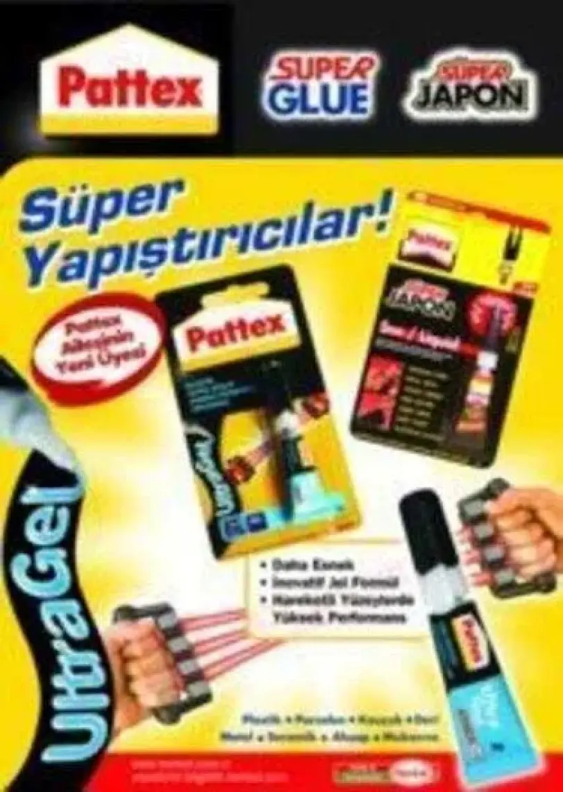 Pattex Süper Japon Yapıştırıcı Ultra Jel 3Gr