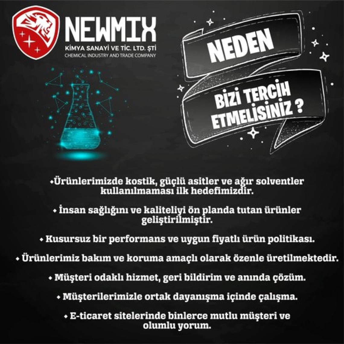 Newmix pH Nötr Demir Tozu Temizleyici - Jant ve Kaporta İçin Güvenli 500 ml, Premium Kalite