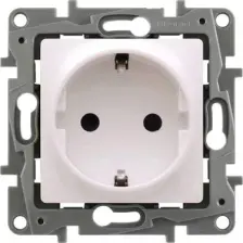 Legrand Salbei Serisi Beyaz Topraklı Priz 230V 16A Çerçevesiz