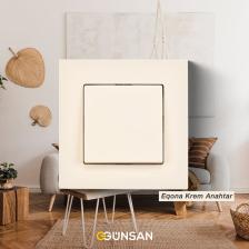Günsan Elektrik Visage Krem Anahtar