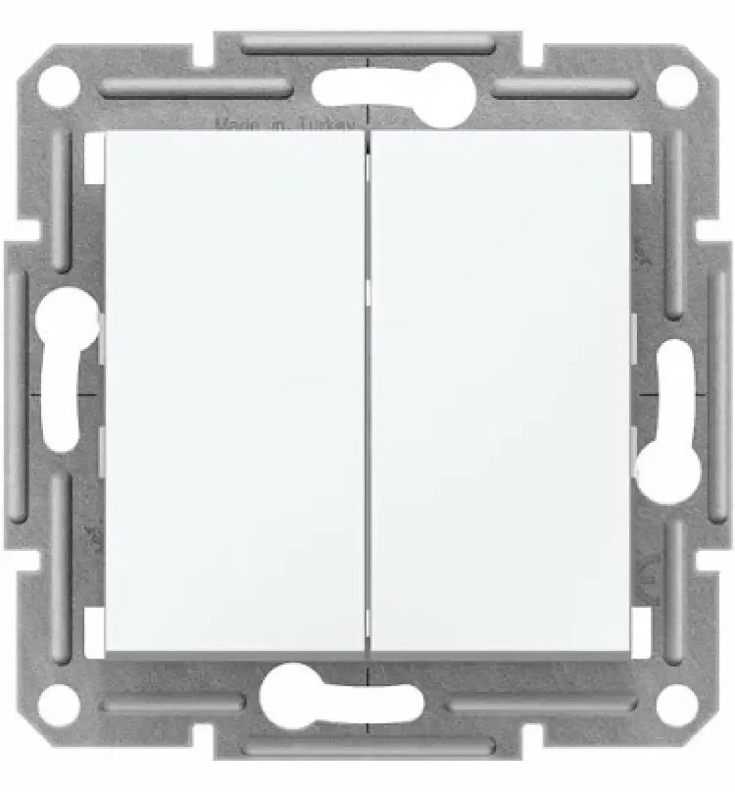 Schneider Electric Schneider Asfora - Komütatör, Çerçevesiz, Beyaz EPH0370121