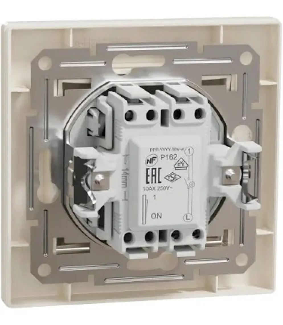 Schneider Electric Asfora Anahtar Krem Çerçeveli EPH0100123