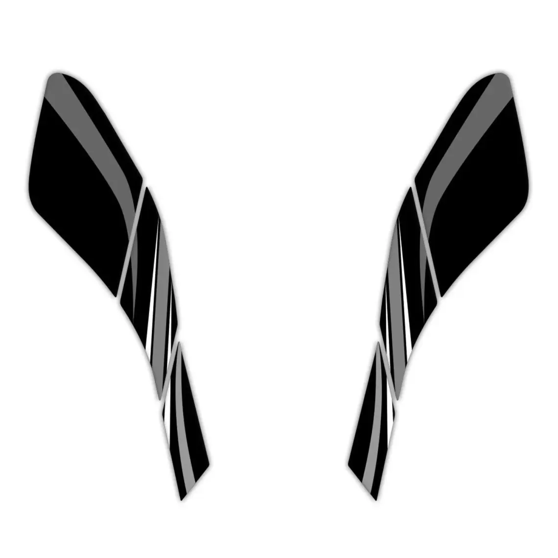 GP Kompozit Honda PCX 125 2021-2024 Uyumlu Yan Pad Gri