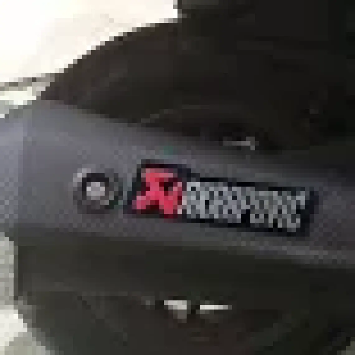 Knmaster Akrapovic Dikdörtgen Sticker Kırmızı