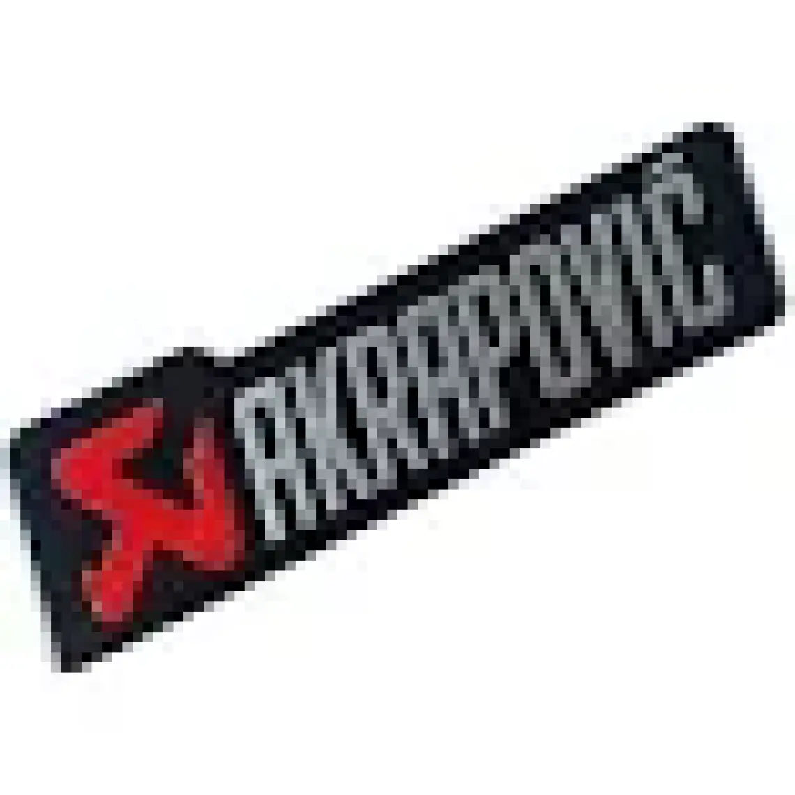 Knmaster Akrapovic Dikdörtgen Sticker Kırmızı