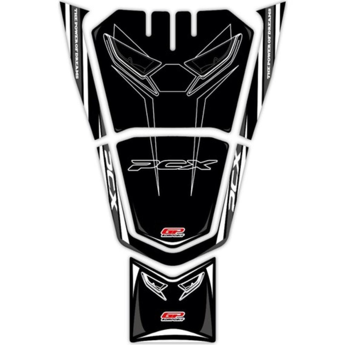 GP Kompozit Honda PCX 125 2021-2023 Uyumlu Tank Pad Gri