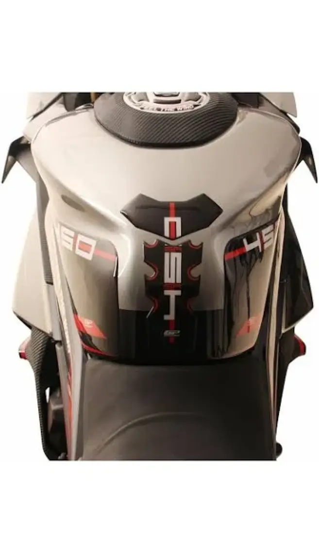 GP Kompozit CF Moto 450 SR 2023-2024 Uyumlu Tank Pad Seti Kırmızı