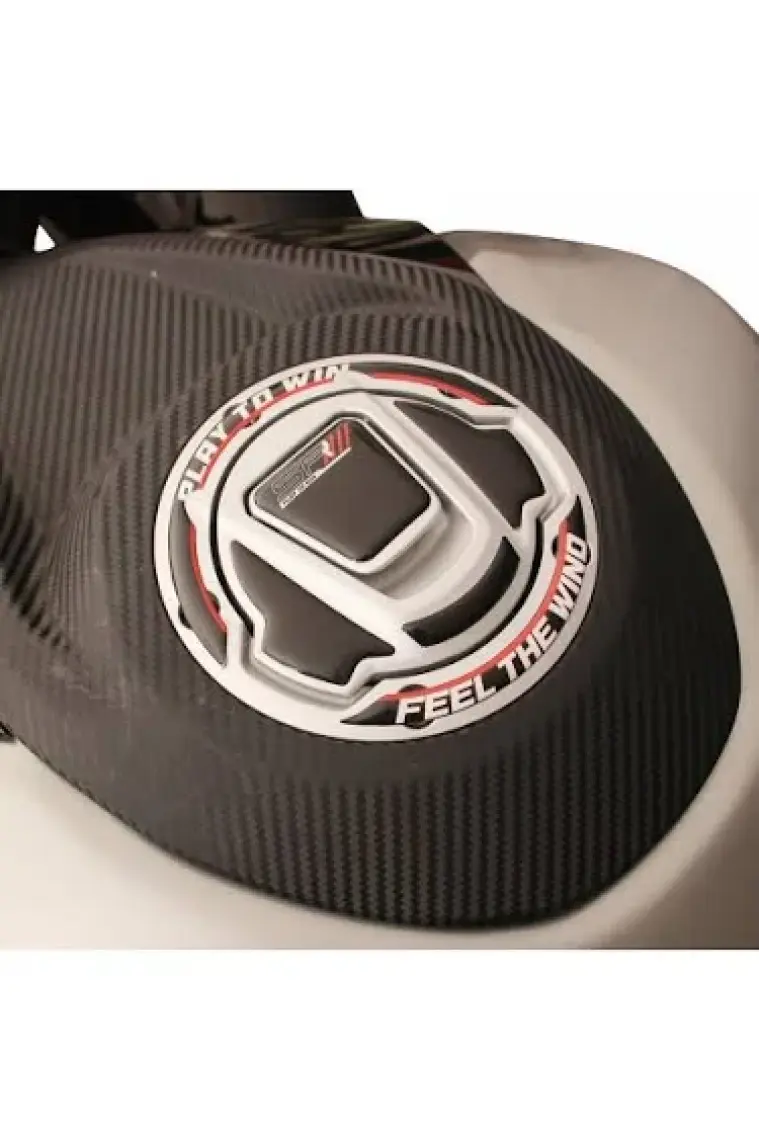 GP Kompozit CF Moto 450 SR 2023-2024 Uyumlu Tank Pad Seti Kırmızı