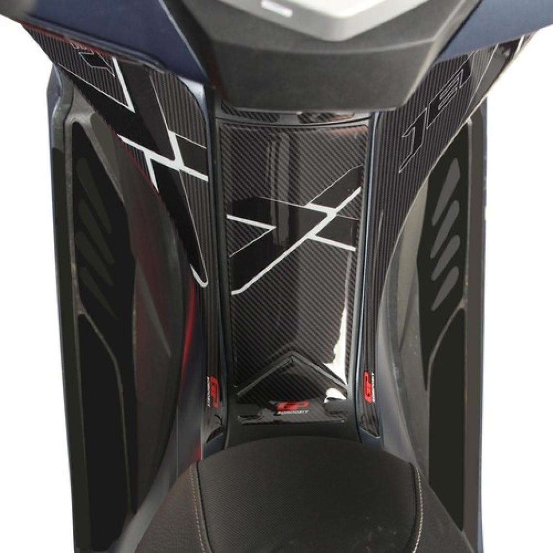 GP Kompozit SYM Jet X 125 2022-2023 Uyumlu Tank Pad Seti Karbon