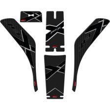GP Kompozit SYM Jet X 125 2022-2023 Uyumlu Tank Pad Seti Karbon