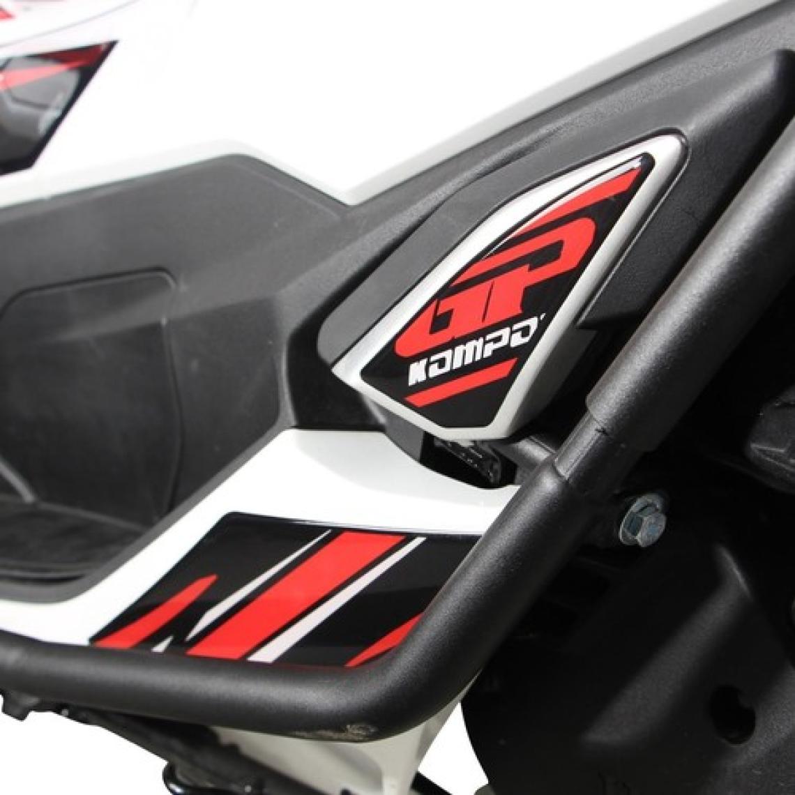 GP Kompozit Honda PCX 125 2021-2024 Uyumlu Artçı Ayak Pad Gri