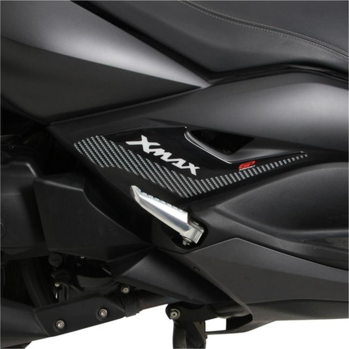 GP Kompozit Yamaha XMAX 2018-2022 Uyumlu Yan Pad Seti Siyah-Karbon