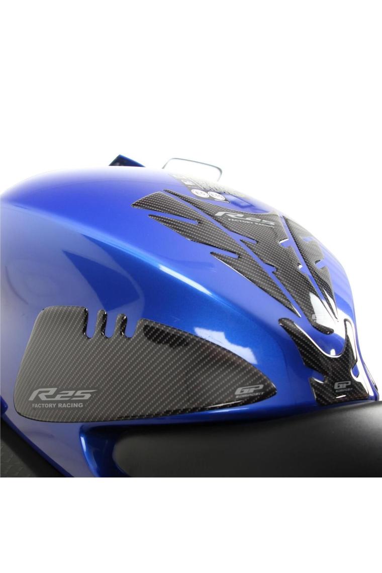 GP Kompozit Yamaha R25 2019-2024 Uyumlu Tank Pad Seti Karbon