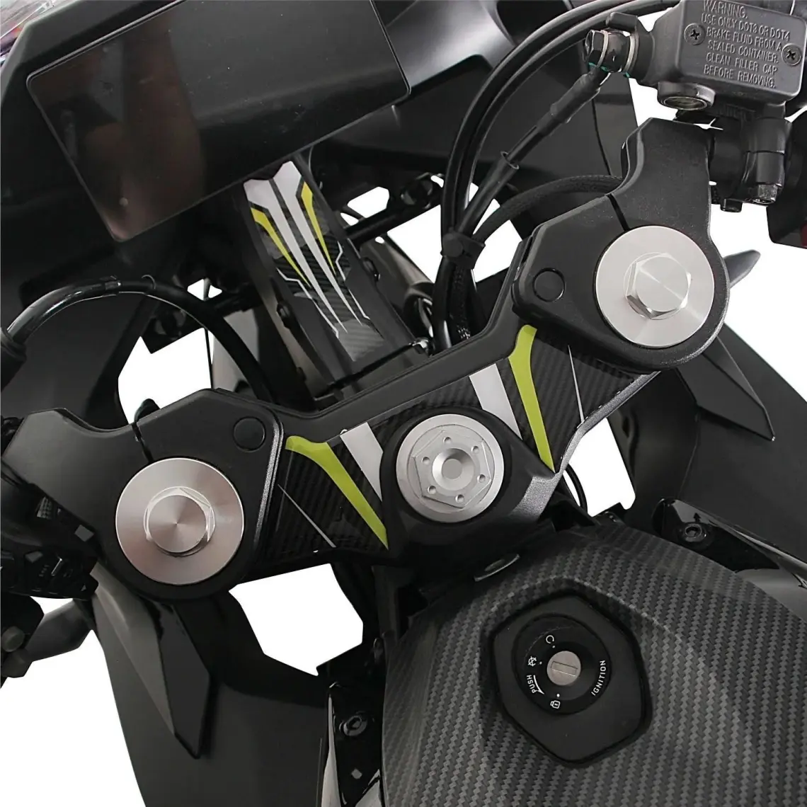 GP Kompozit CF Moto 250 SR 2020-2024 Uyumlu Tank Pad Seti Turkuaz