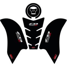 GP Kompozit Honda CB250R 2017-2024 Uyumlu Tank Pad Seti Siyah