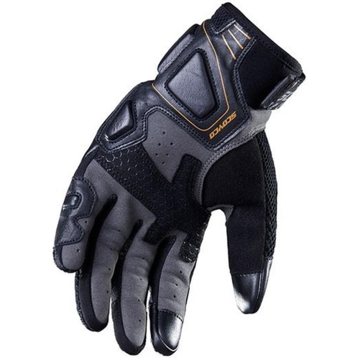 Scoyco MC109 Karbon Fiber Korumalı Yazlık Eldiven (Kırmızı-Beyaz-Siyah)