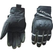 Venom Venom 9010 Softshell Korumalı Motosiklet Eldiveni Siyah