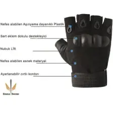 Single Sword Yarım Parmak Taktik Eldiven Bisiklet Motosiklet Outdoor Eldiven
