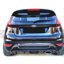 Paşa Tuning Ford Fiesta 2009 - 2016 Izgaralı Arka Tampon Eki - Difüzör (Plastik)