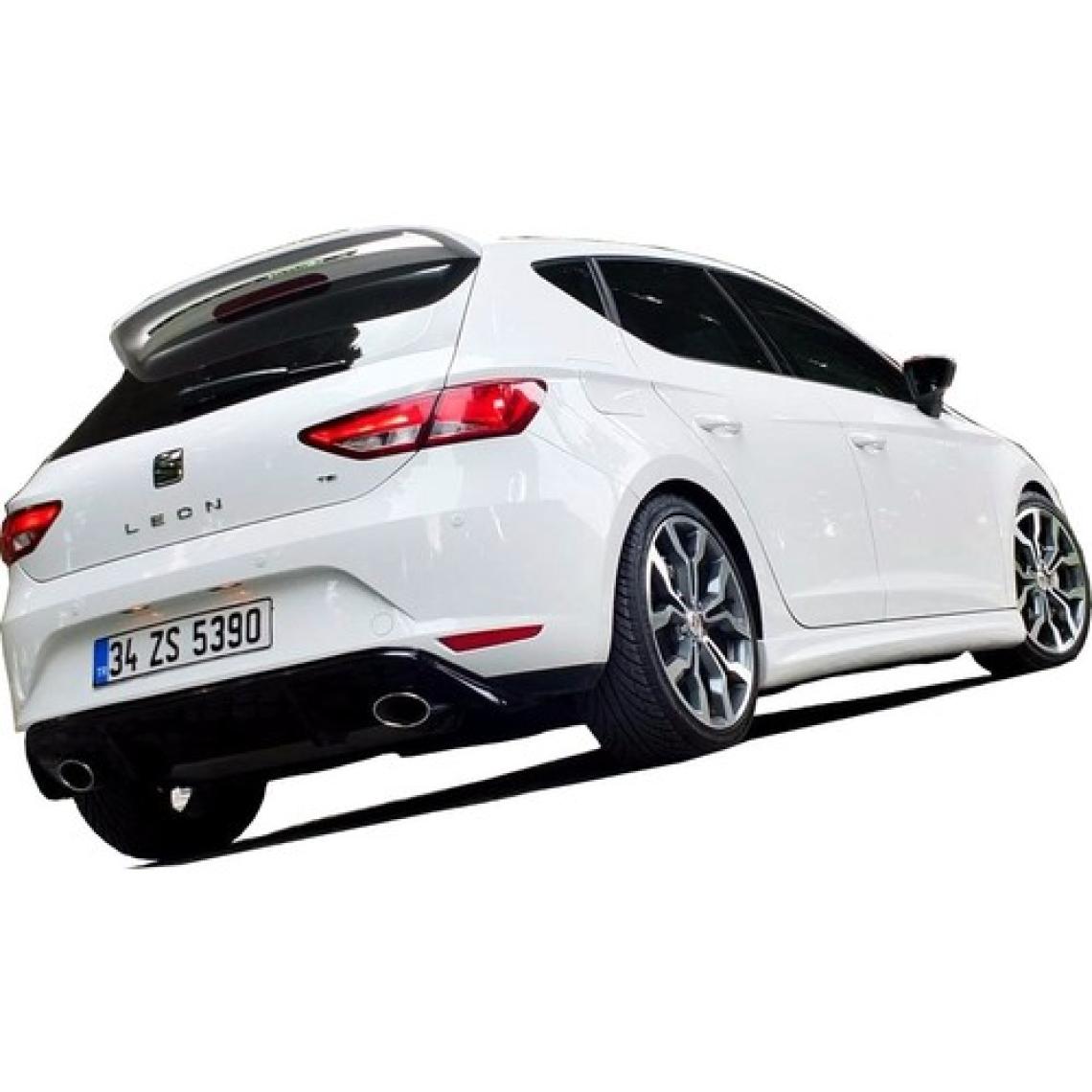Paşa Tuning Seat Leon MK3 - 5F 2013 - 2016 Style Arka Tampon Eki - Difüzör (Plastik)