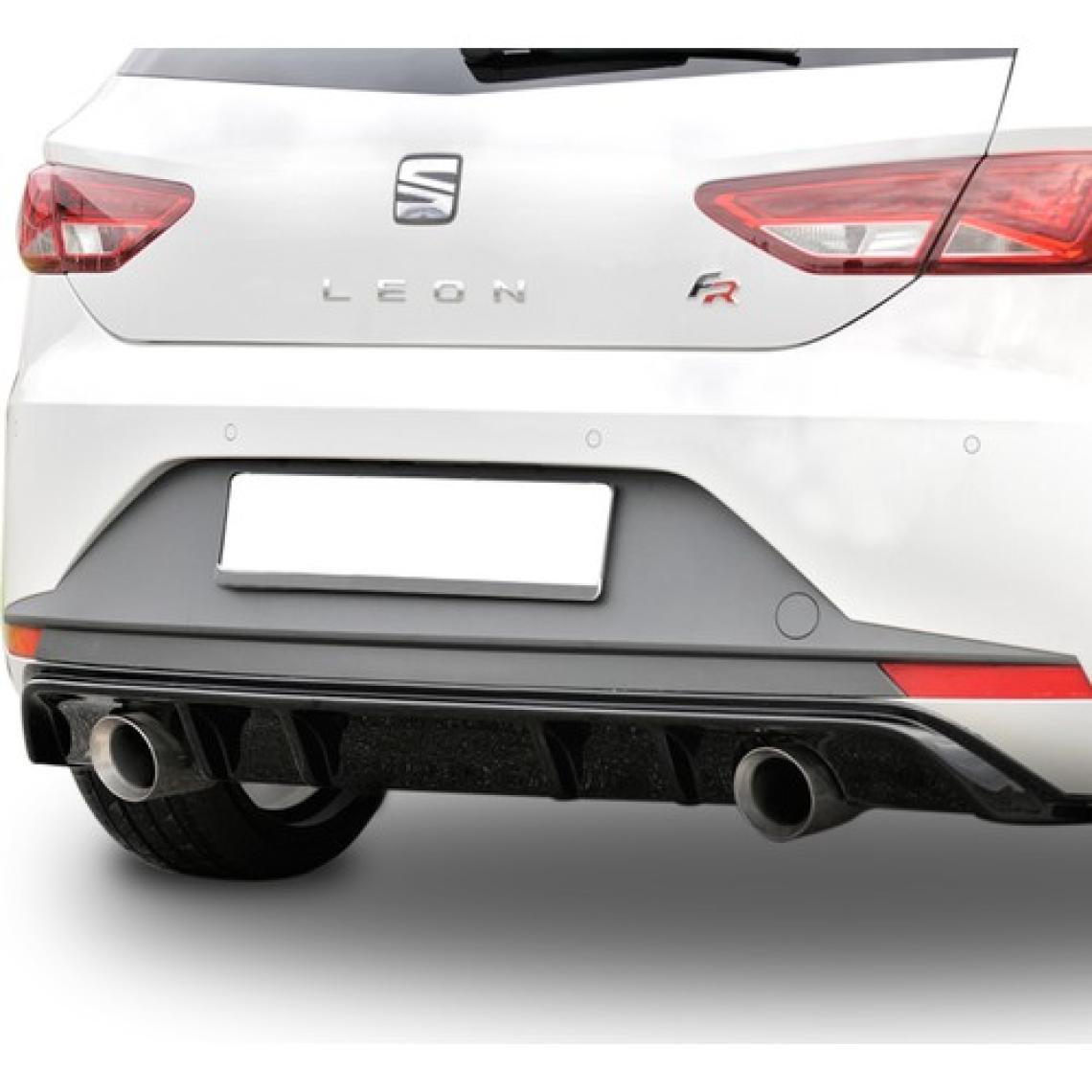 Paşa Tuning Seat Leon MK3 2013 - 2016 FR Arka Tampon Eki - Difüzör (Plastik)