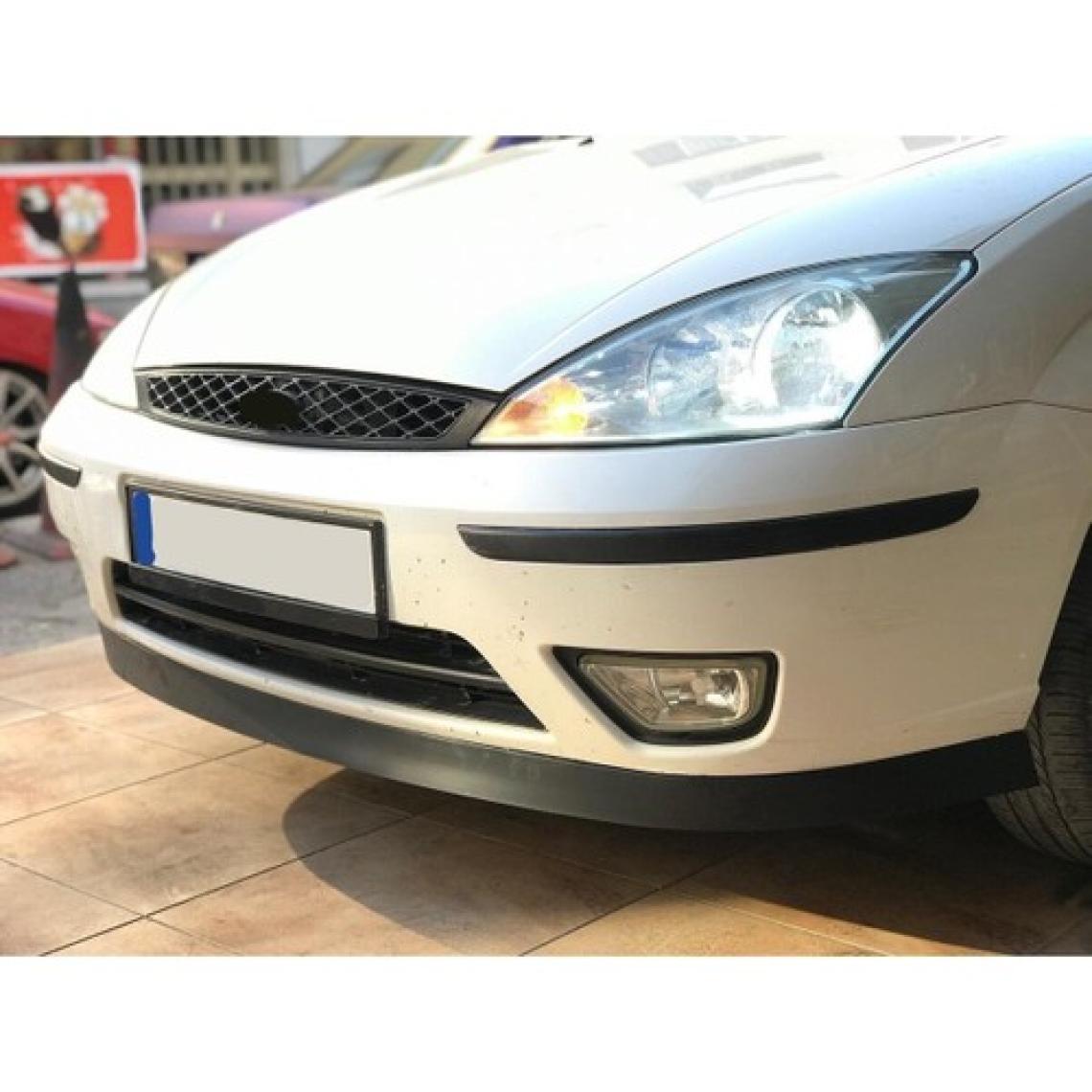 Oto h.i.t. Ford Focus 1 Uyumlu Body Kit Ön Tampon Eki Kırılmaz Yumuşak Lip Mat Siyah