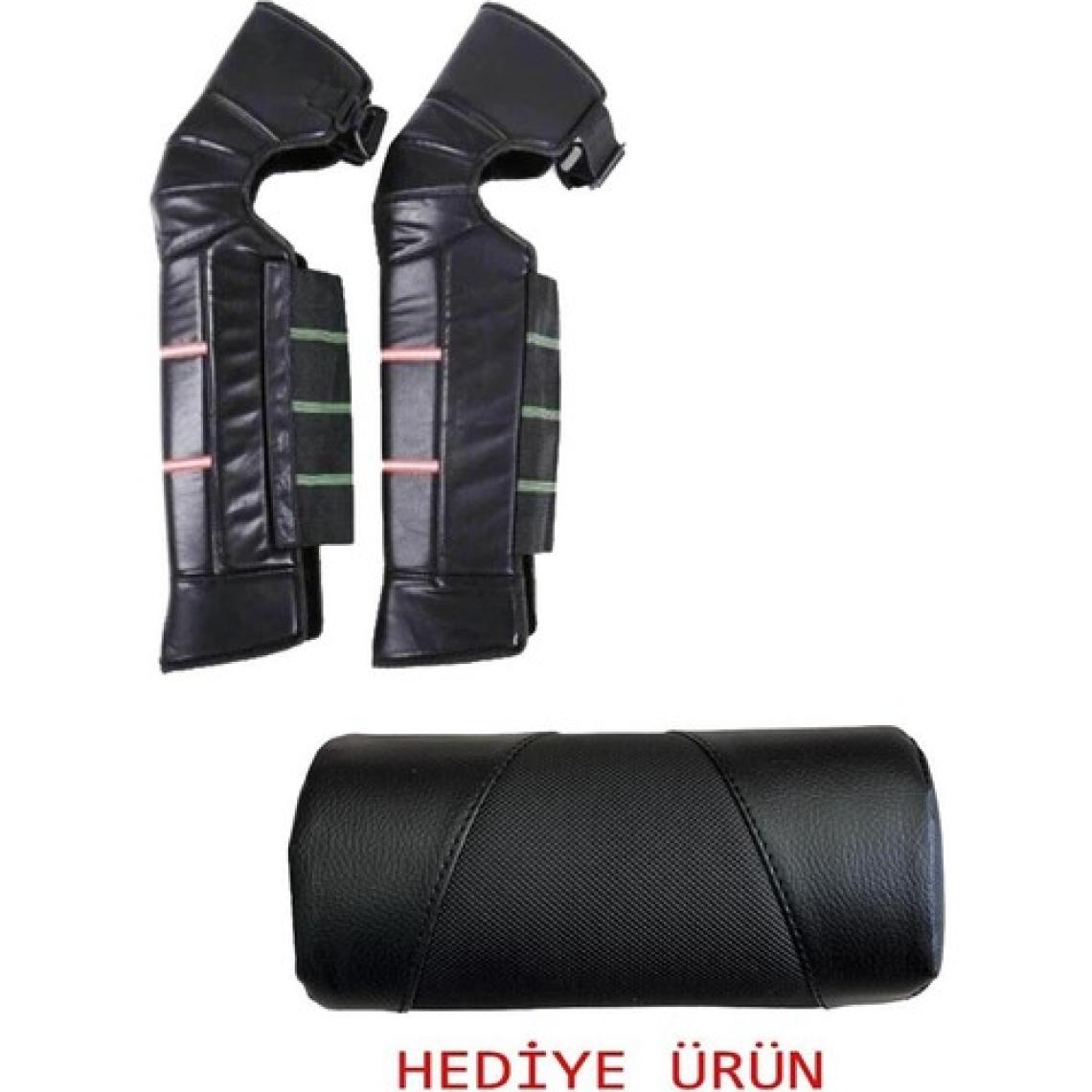 Bike Sky  Diz & Bacak Koruma Deri Reflektörlü Yağmur & Rüzgar & Soğuğa Karşı ( Motosiklet Arka Çanta Yastığı Hediyeli )