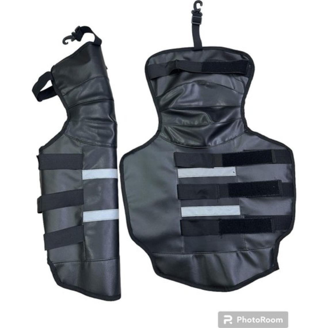 Bike Sky  Diz & Bacak Koruma Deri Reflektörlü Yağmur & Rüzgar & Soğuğa Karşı ( Motosiklet Arka Çanta Yastığı Hediyeli )