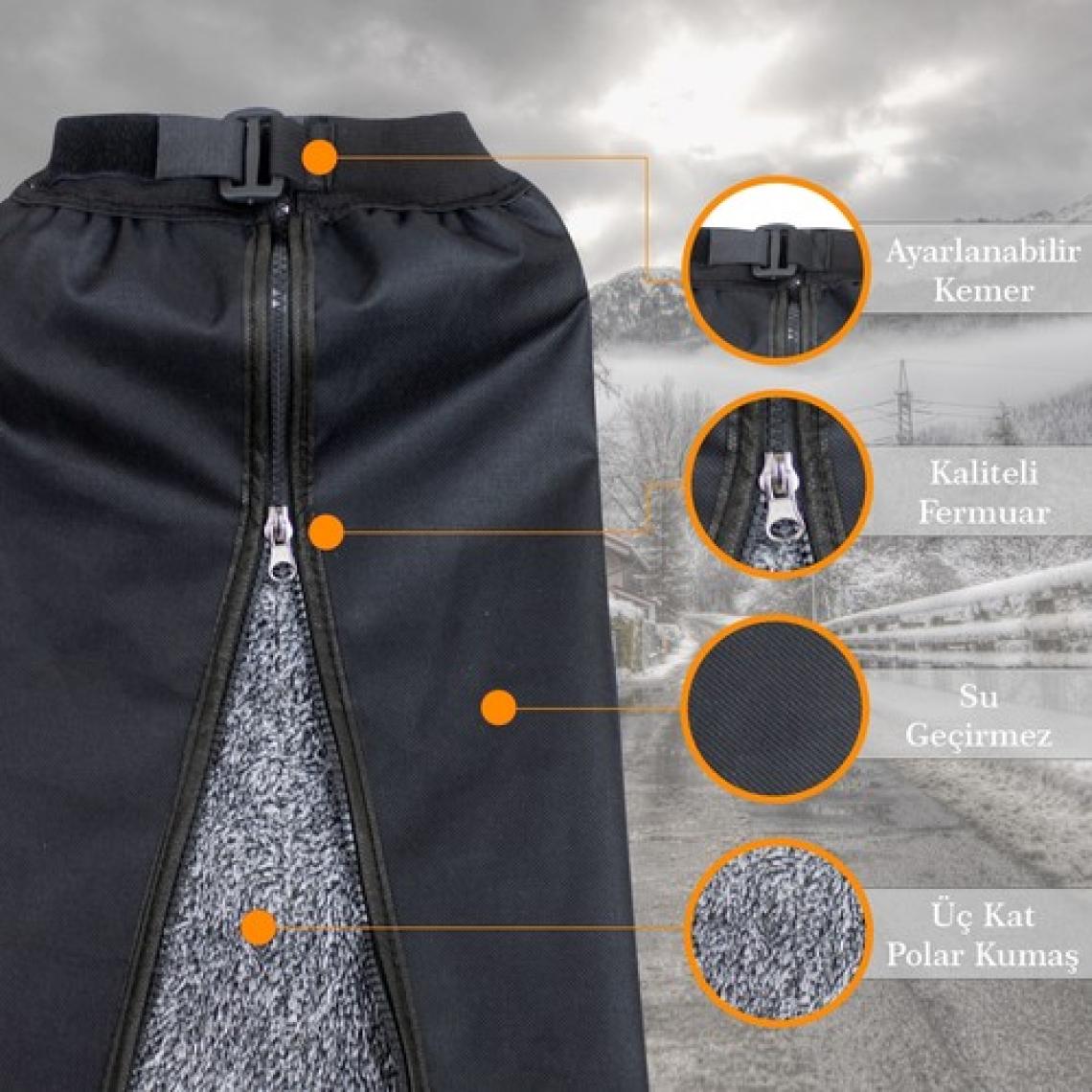 Ankaflex Motosiklet Sürücü Sıvı ve Rüzgar Geçirmez Isı Yalıtımlı Koruyucu Pantolon Motorcu Yağmurluk