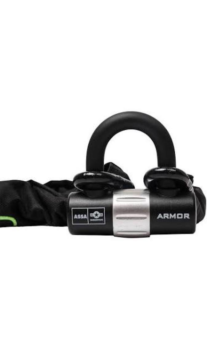 Armor 810 Mv 1.20M Motosiklet Için Yüksek Güvenlikli Dövme Çelik Zincir Kilit