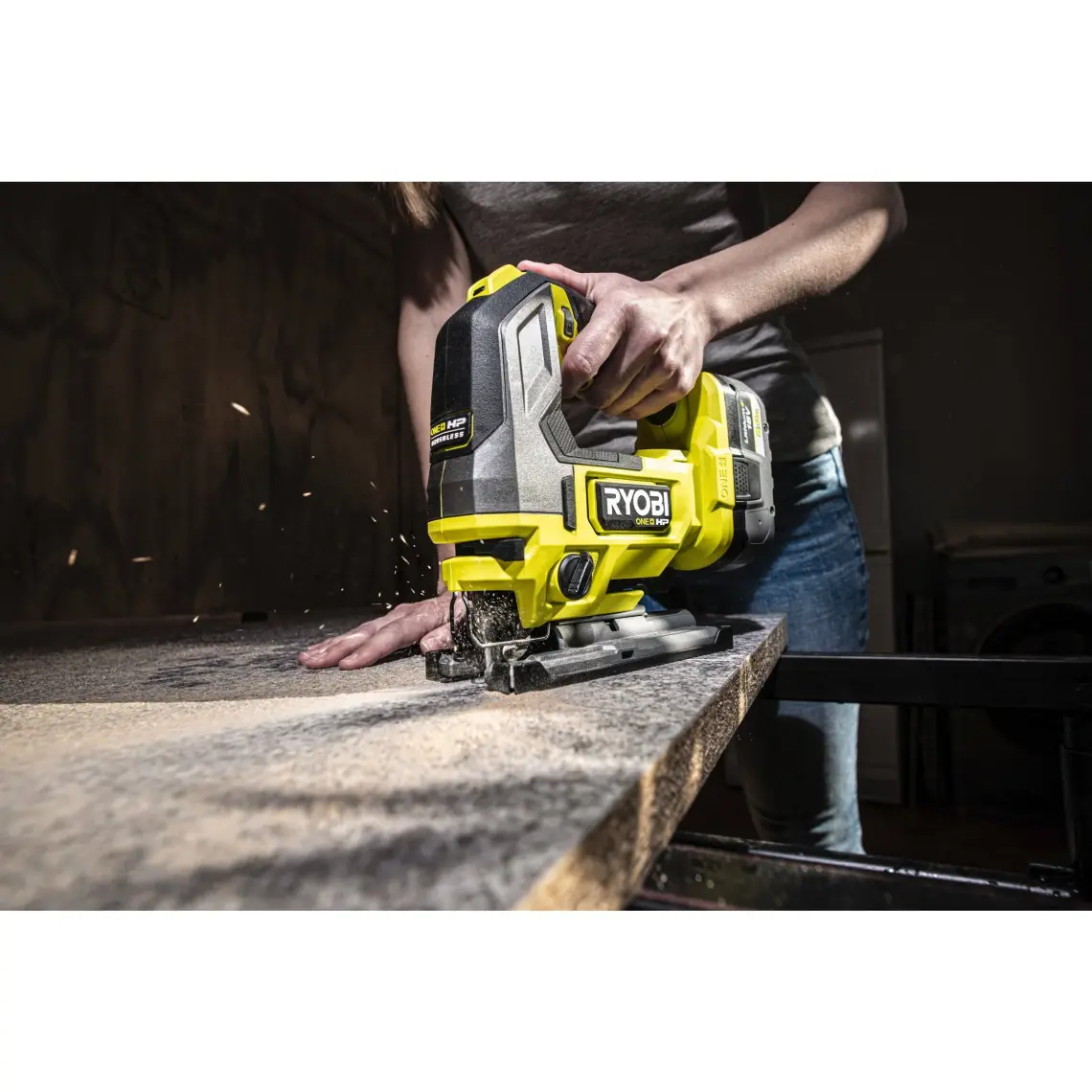 Ryobi RJS18X-0 18 V Kömürsüz Dekupaj Testere (Aküsüz Gönderilmektedir)