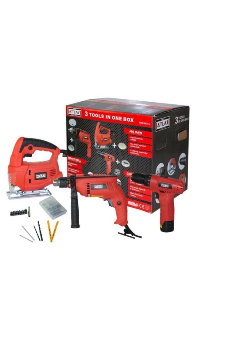 Trio Set Li(matkap+dekupaj+12v Li-ion Vidalama)