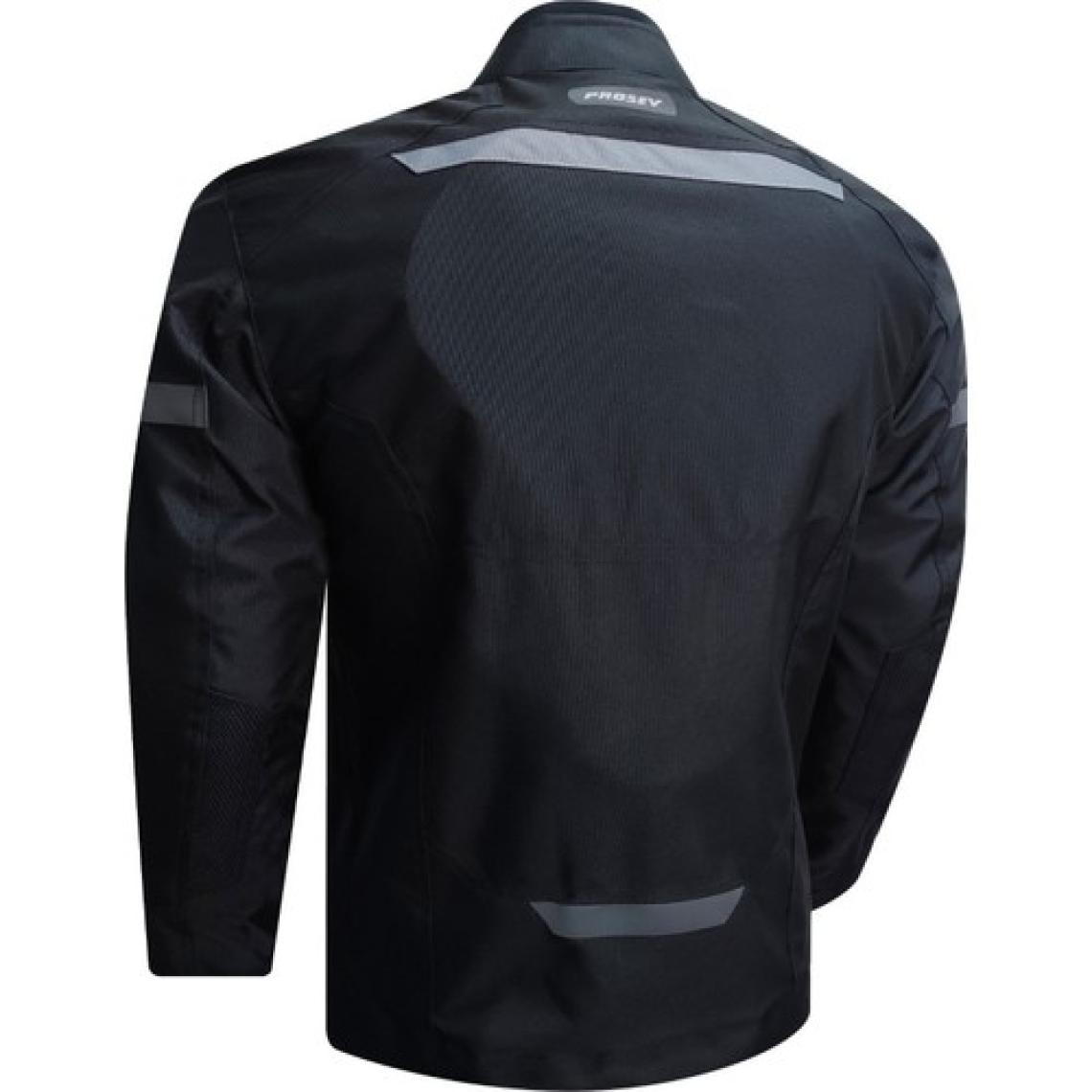 Anka Shop Motosiklet Montu Omuz Dirsek Sırt Koruma Ce Onaylı Maxdura 600-D Dayanıklı Kumaş Siyah Kurye Motor Mont