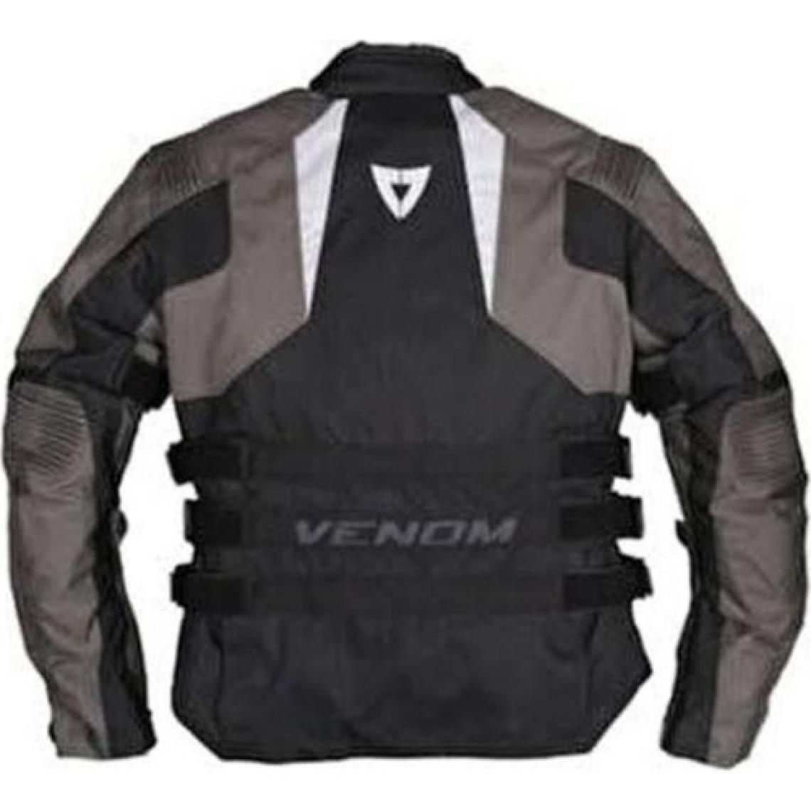 AR Motors Venom Tourex Touring Motorsiklet Ceket ( Mont ) Gri - Siyah