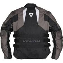 AR Motors Venom Tourex Touring Motorsiklet Ceket ( Mont ) Gri - Siyah