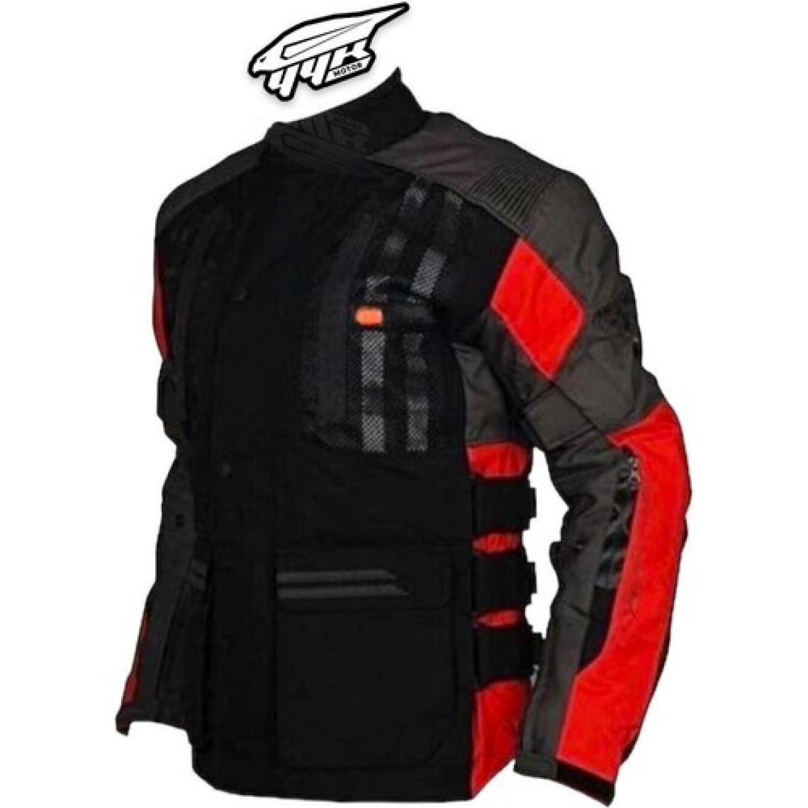 Winner Motors Tourex Touring Siyah-Kırmızı Motosiklet Montu