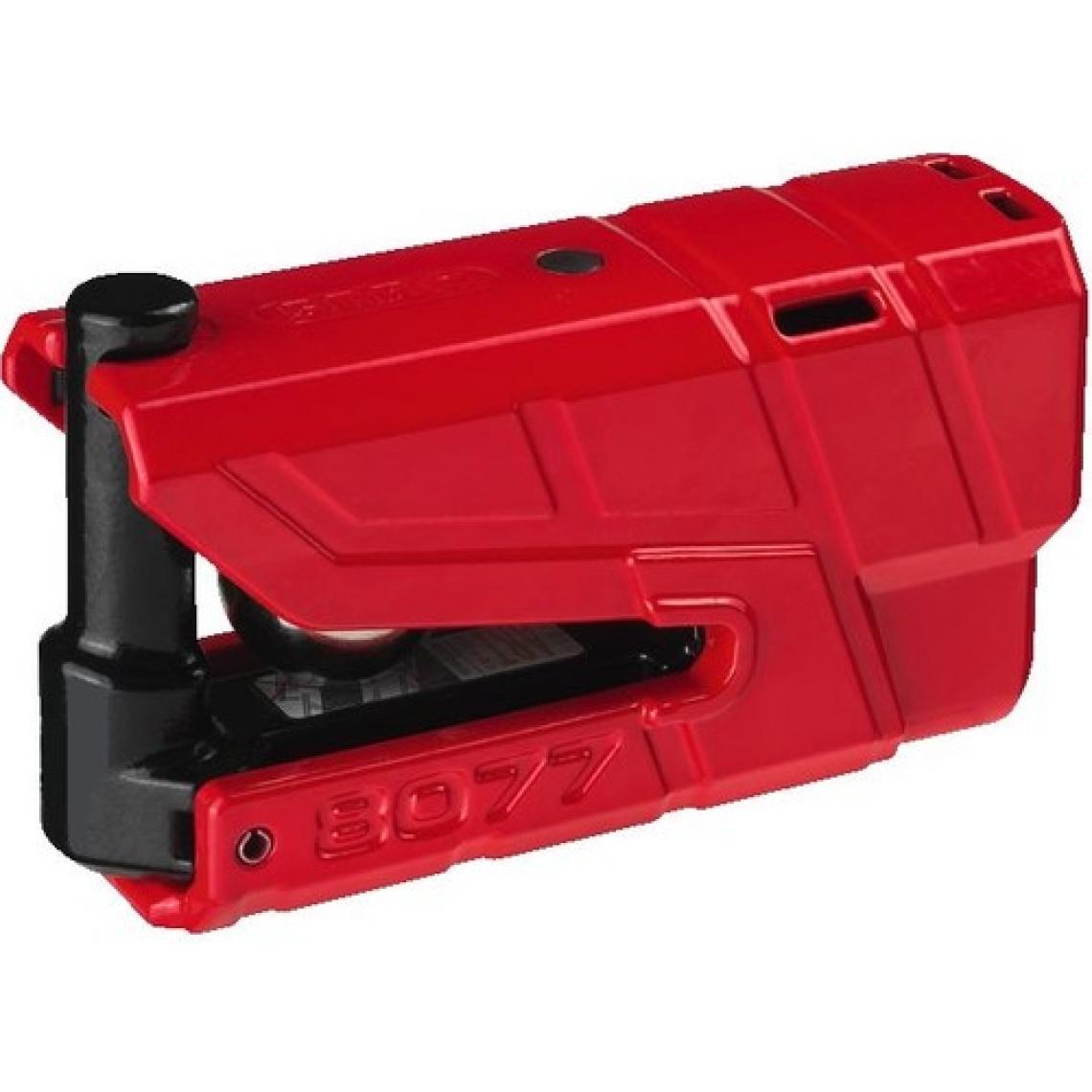 Abus 8077 Granit Detecto X-Plus Alarmlı Disk Kilidi Kırmızı