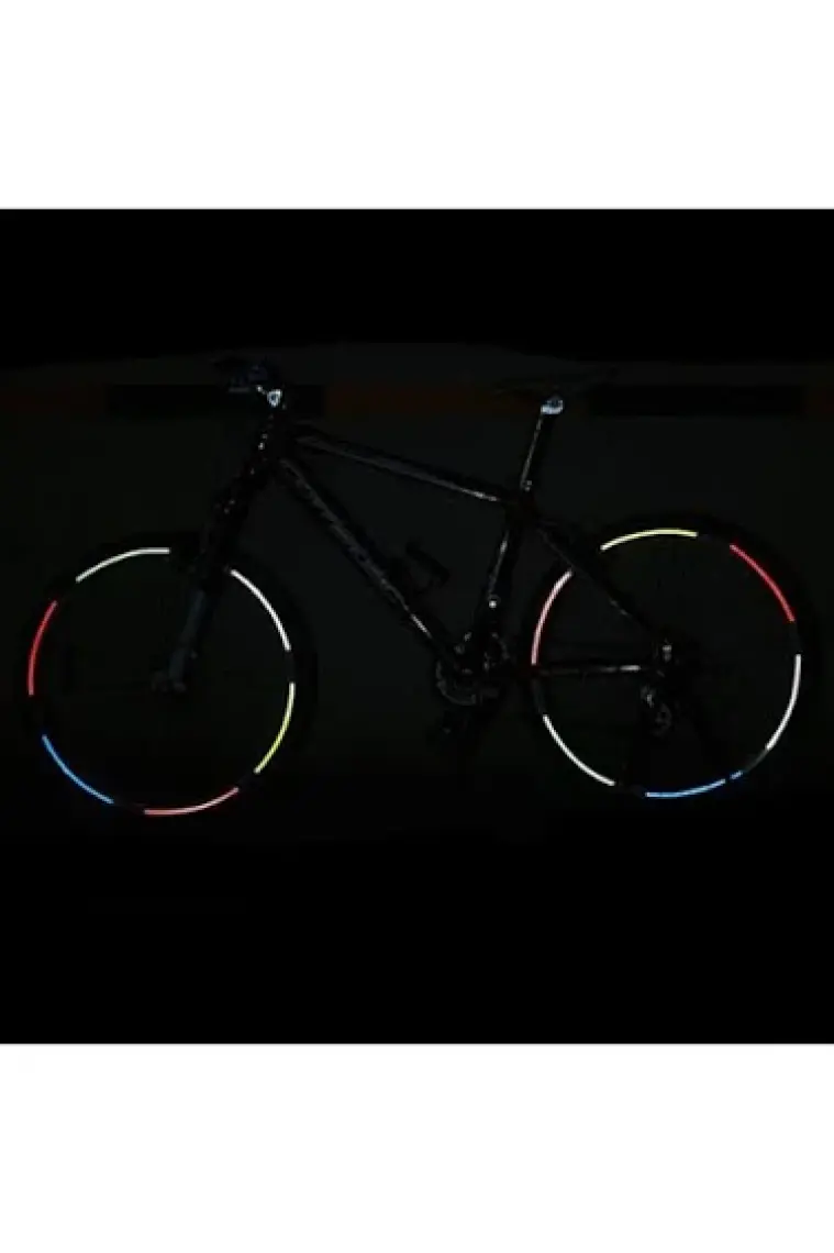 Oto Aksesuarcım Reflektif Fosfor Şerit Bant Reflektör Jant Şeridi 0.5CMX10 Metre Kırmızı