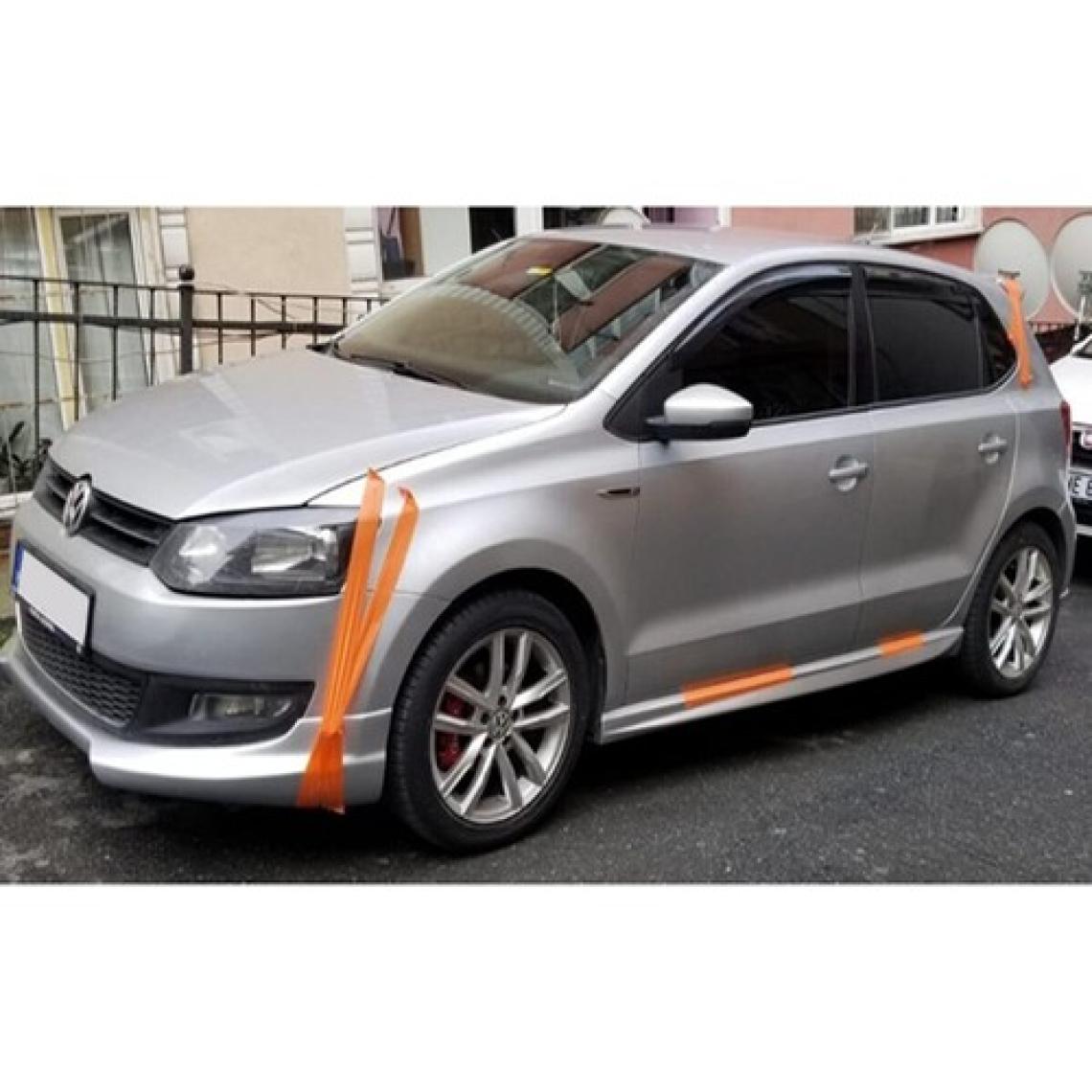 Hasakman Vw Polo Aero Yan Marşpiyel Seti Mat Siyah Plastik 2009 ve 2017 Arası