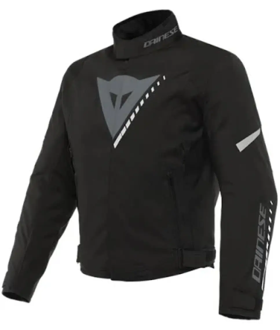 Dainese Veloce Black Charcoal Gray White D-Dry Mont