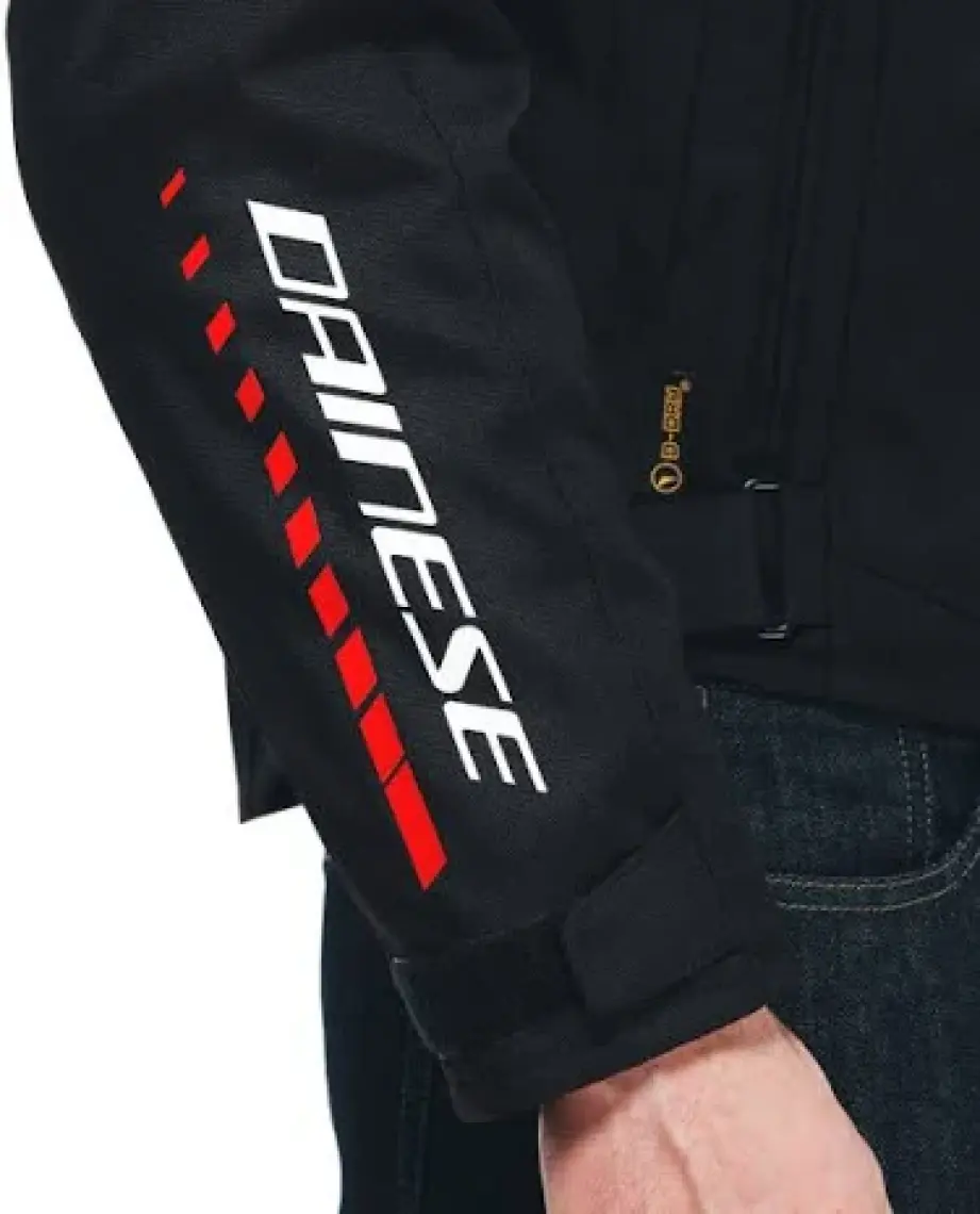 Dainese Veloce Black Charcoal Gray White D-Dry Mont