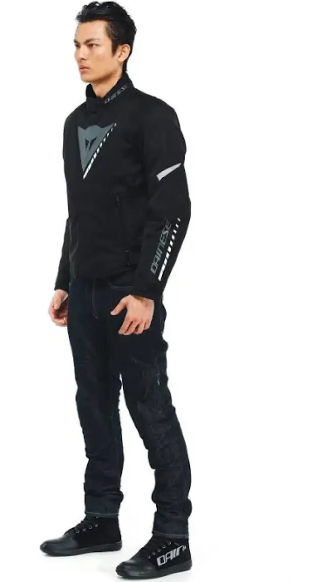 Dainese Veloce Black Charcoal Gray White D-Dry Mont