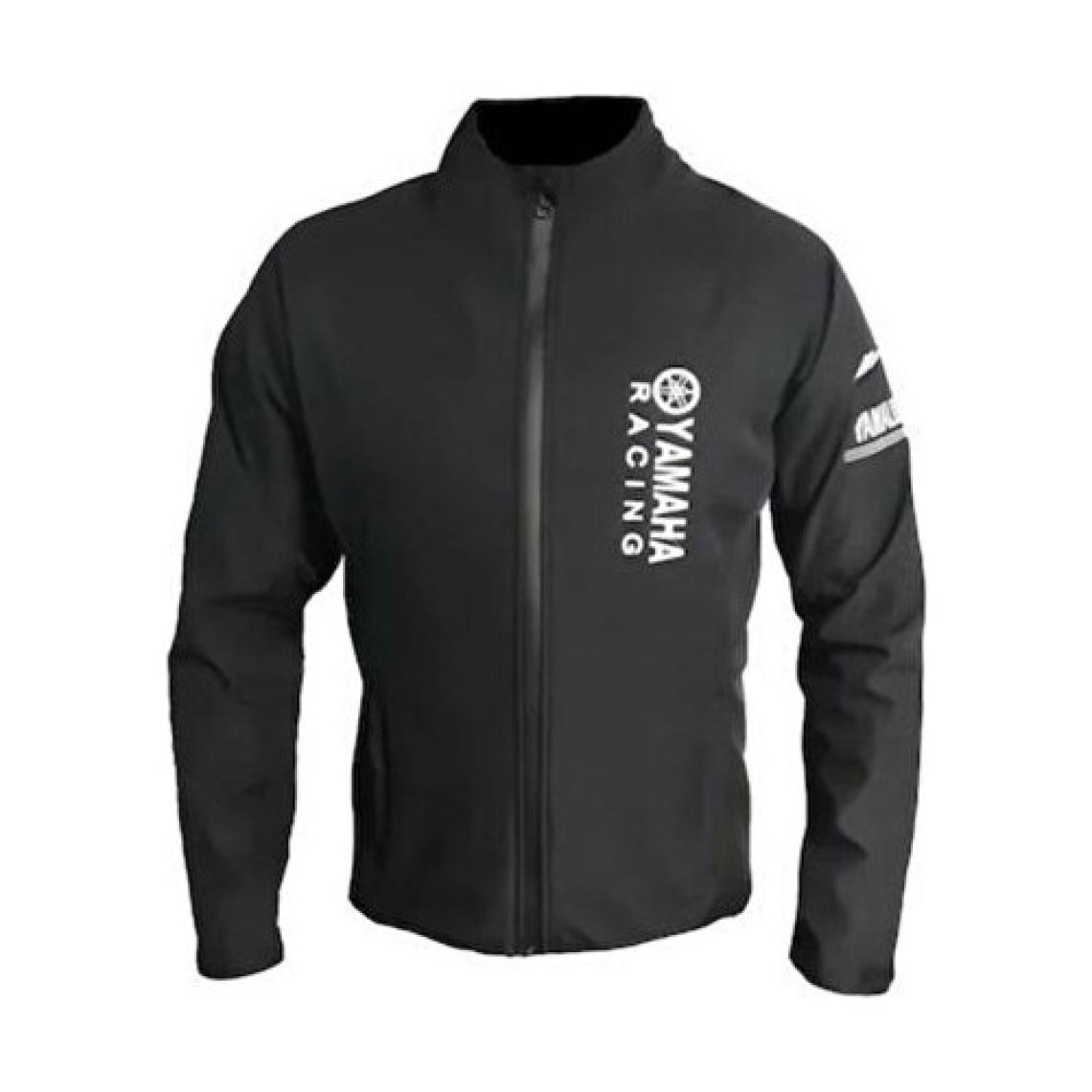 Anka Yamaha Softshell Ceket Mont Rüzgar ve Su Geçirmez Siyah