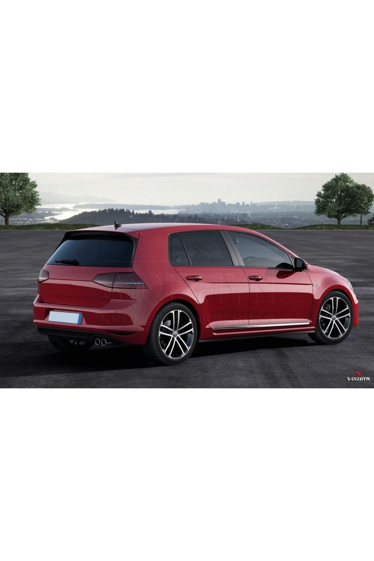 S-Dizayn S-Dizayn Vw Golf 7 2013> Model Ve Üzeri Bagaj Alt Çıta Krom P.Çelik