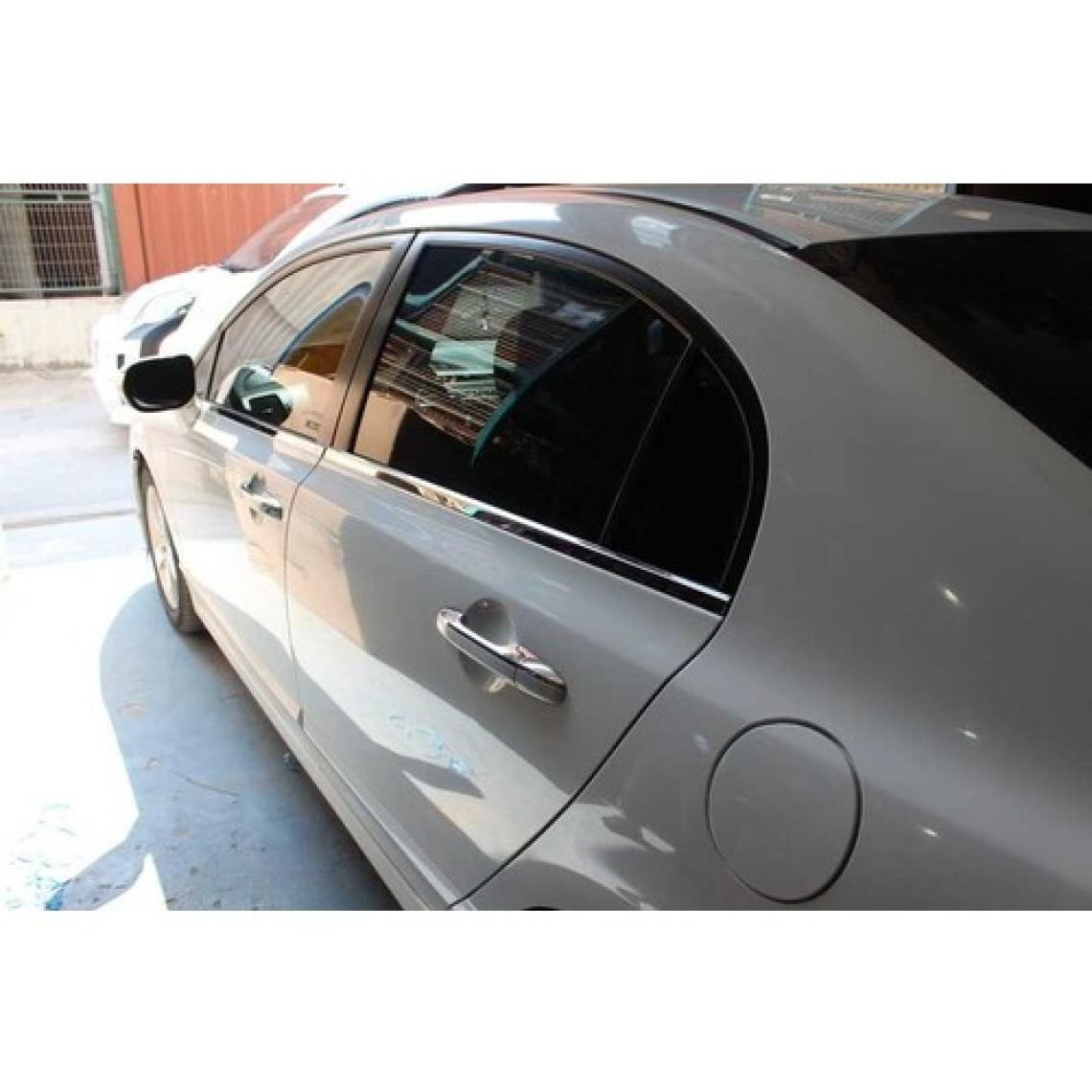 OMSA Honda Civic FB7 Krom Cam Çıtası 6 Parça 2012-2016 Arası