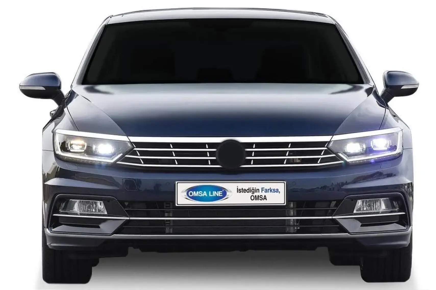 OTOTUNING53 Vw Passat B8 Krom Far Kaşı 3 Prç. P.çelik 2015-2019 Arası