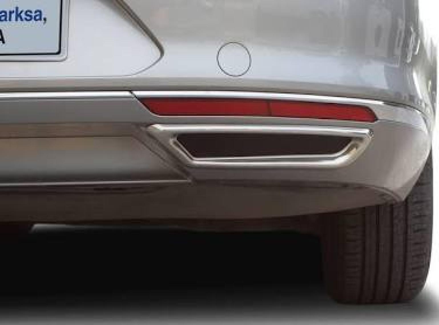 OMSA VW Passat B8 Krom R Line Difüzör Egzoz Çerçevesi 2015-2019 Arası